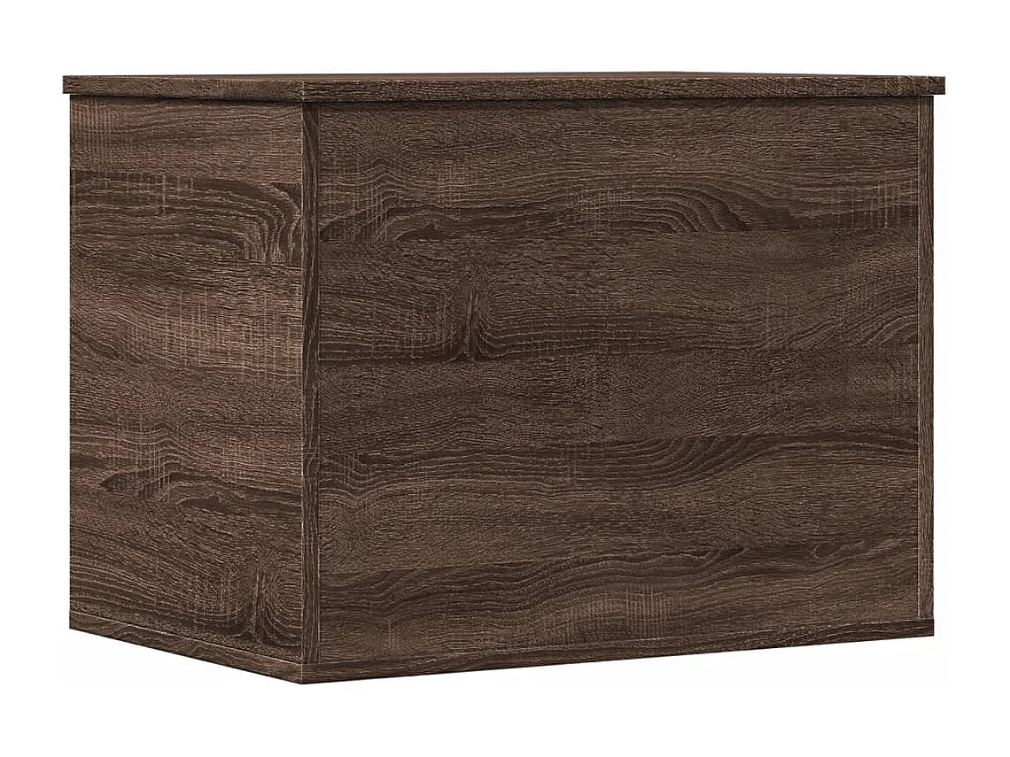 Scatola portaoggetti in rovere marrone 60x42x46 cm in multistrato