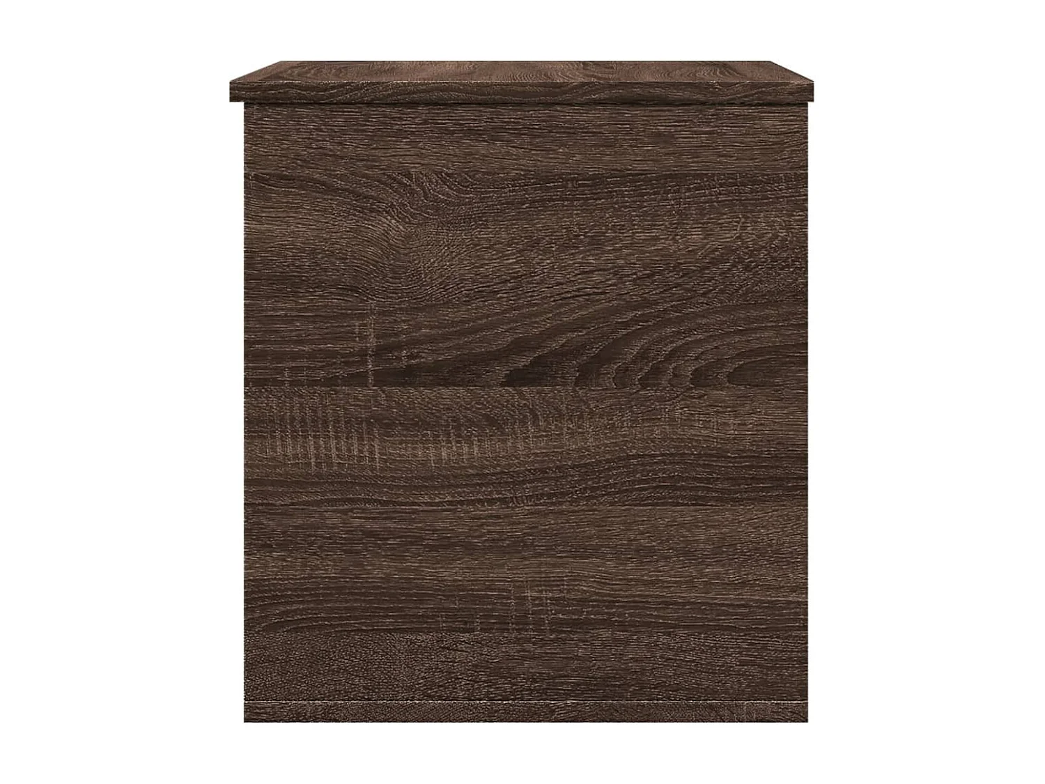 Scatola portaoggetti in rovere marrone 60x42x46 cm in multistrato