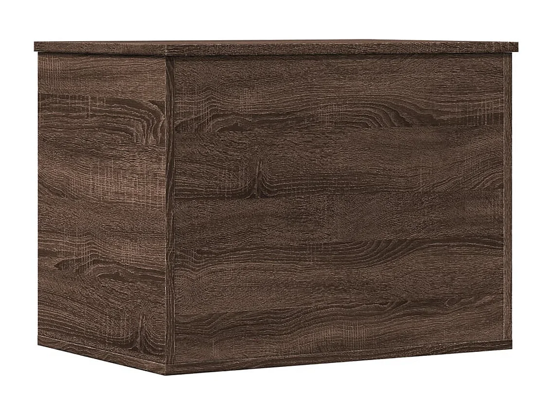 Scatola portaoggetti in rovere marrone 60x42x46 cm in multistrato