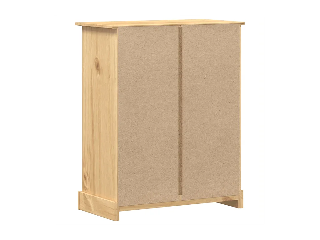 Commode Corona 92x48x120 cm bois massif de pin