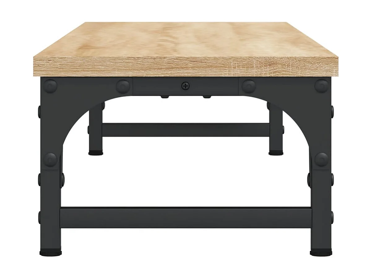 Monitorständer aus Sonoma-Eiche, 85 x 23 x 15,5 cm, Holzwerkstoff