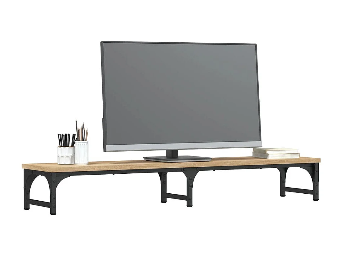 Support de moniteur chêne sonoma 105x23x15,5 cm bois ingénierie