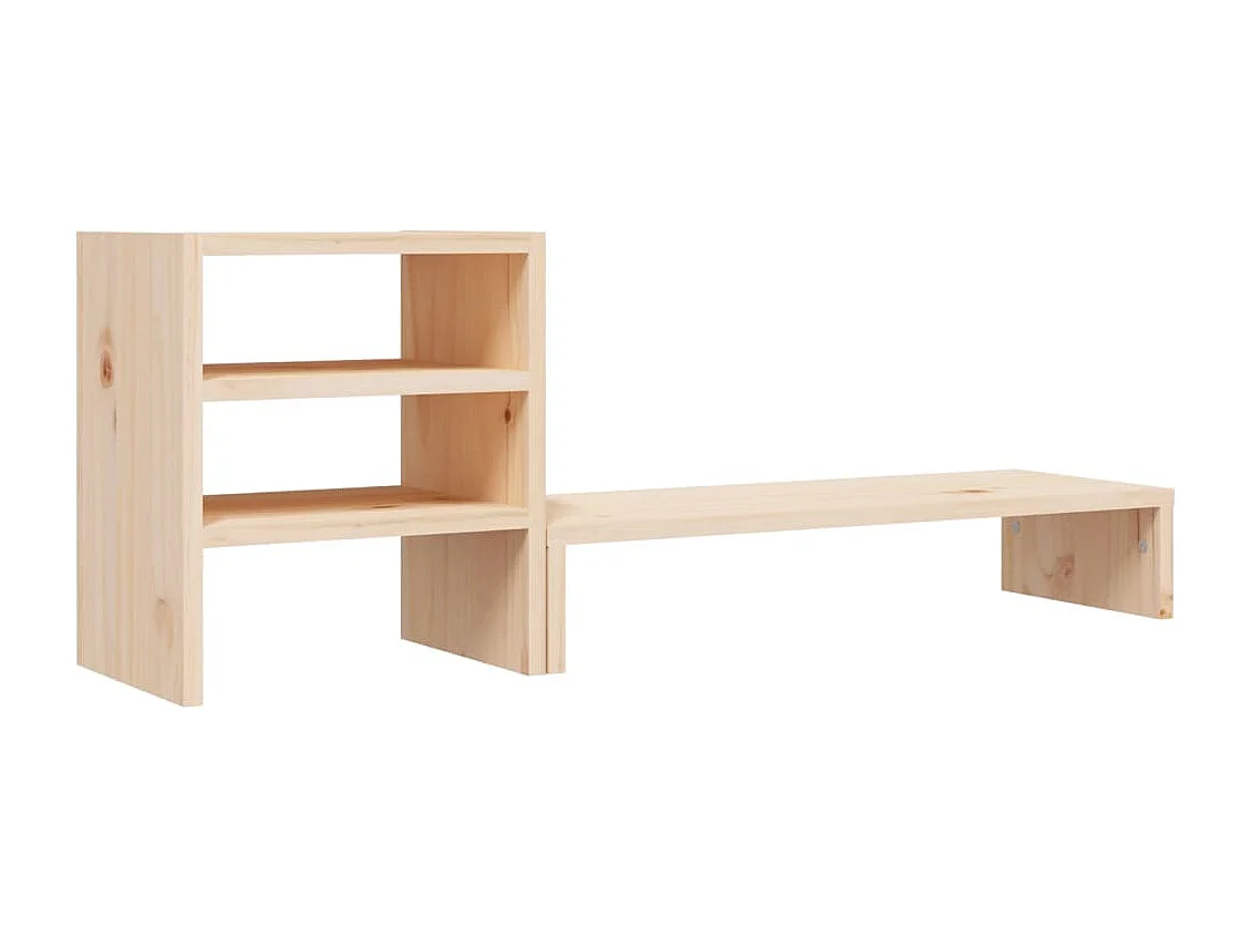 Support pour moniteur 81x20x30 cm Bois de pin solide