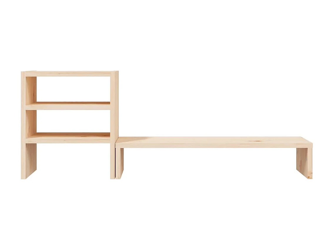 Support pour moniteur 81x20x30 cm Bois de pin solide