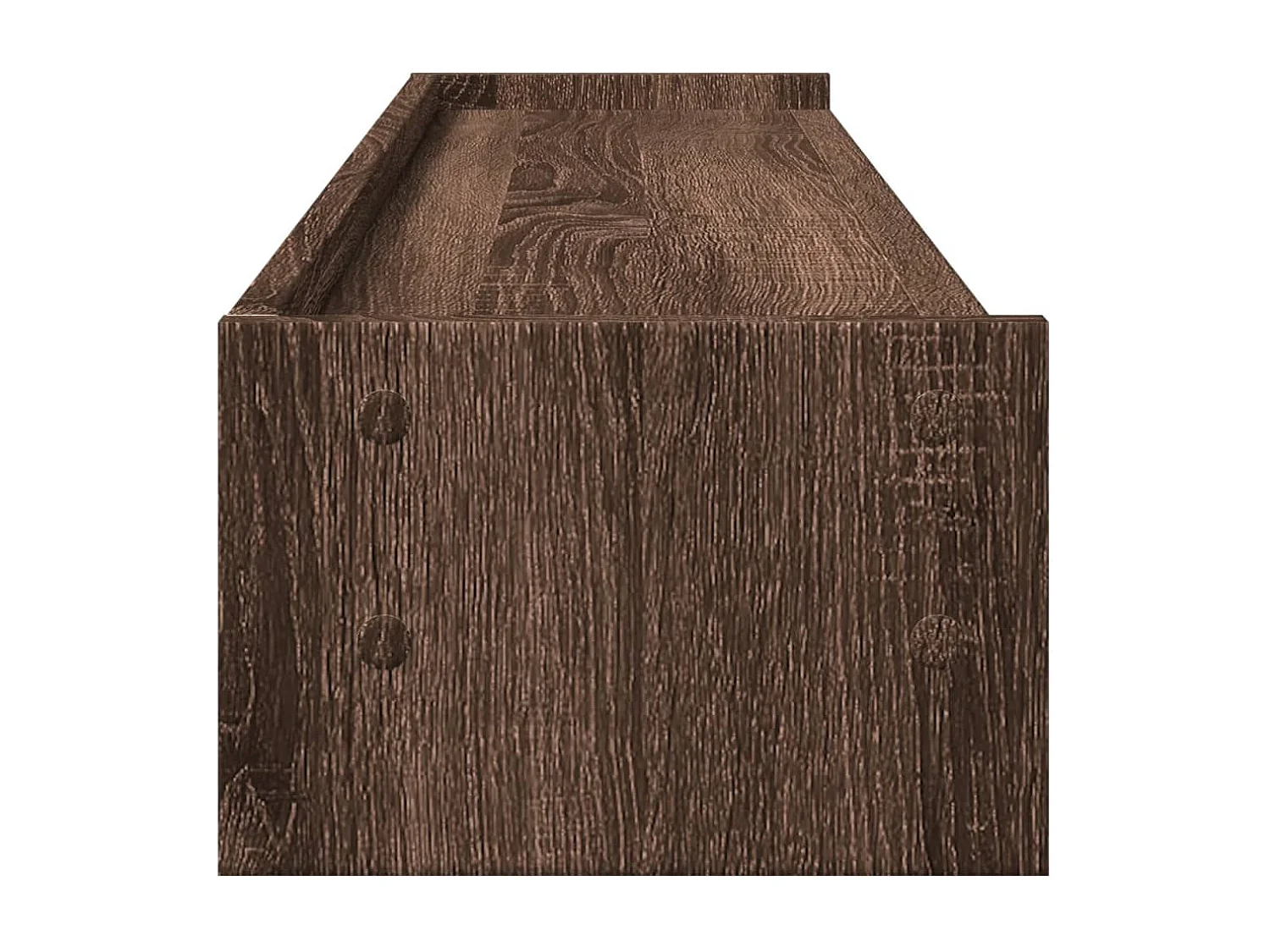 Suporte para monitor em carvalho marrom 100x24x16 cm madeira projetada