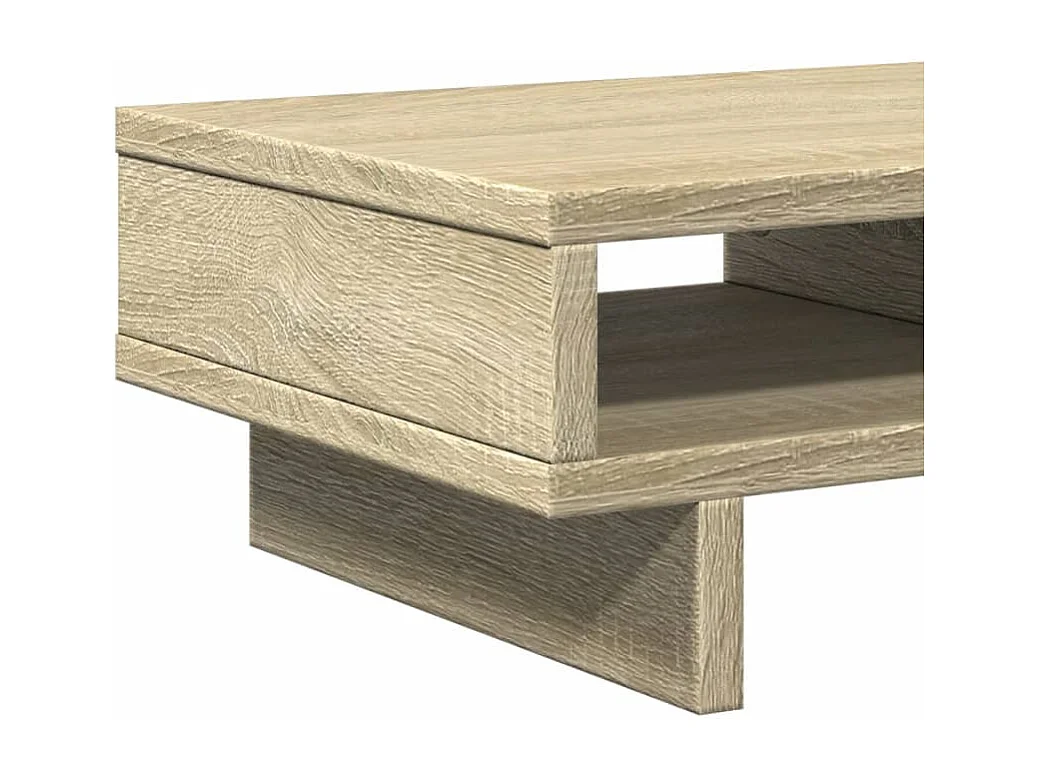 Support de moniteur chêne sonoma 50x27x15 cm bois d'ingénierie