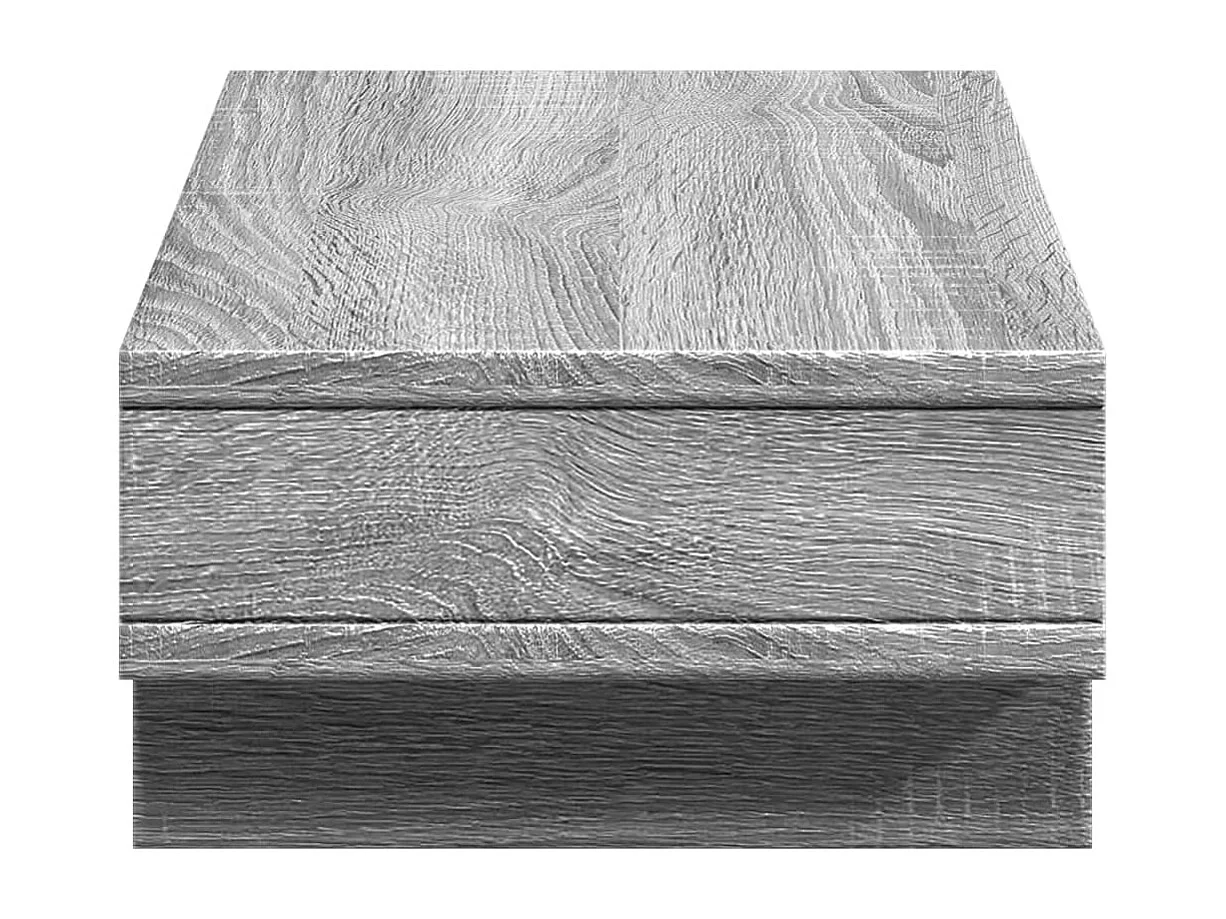 Support de moniteur sonoma gris 50x27x15 cm bois d'ingénierie