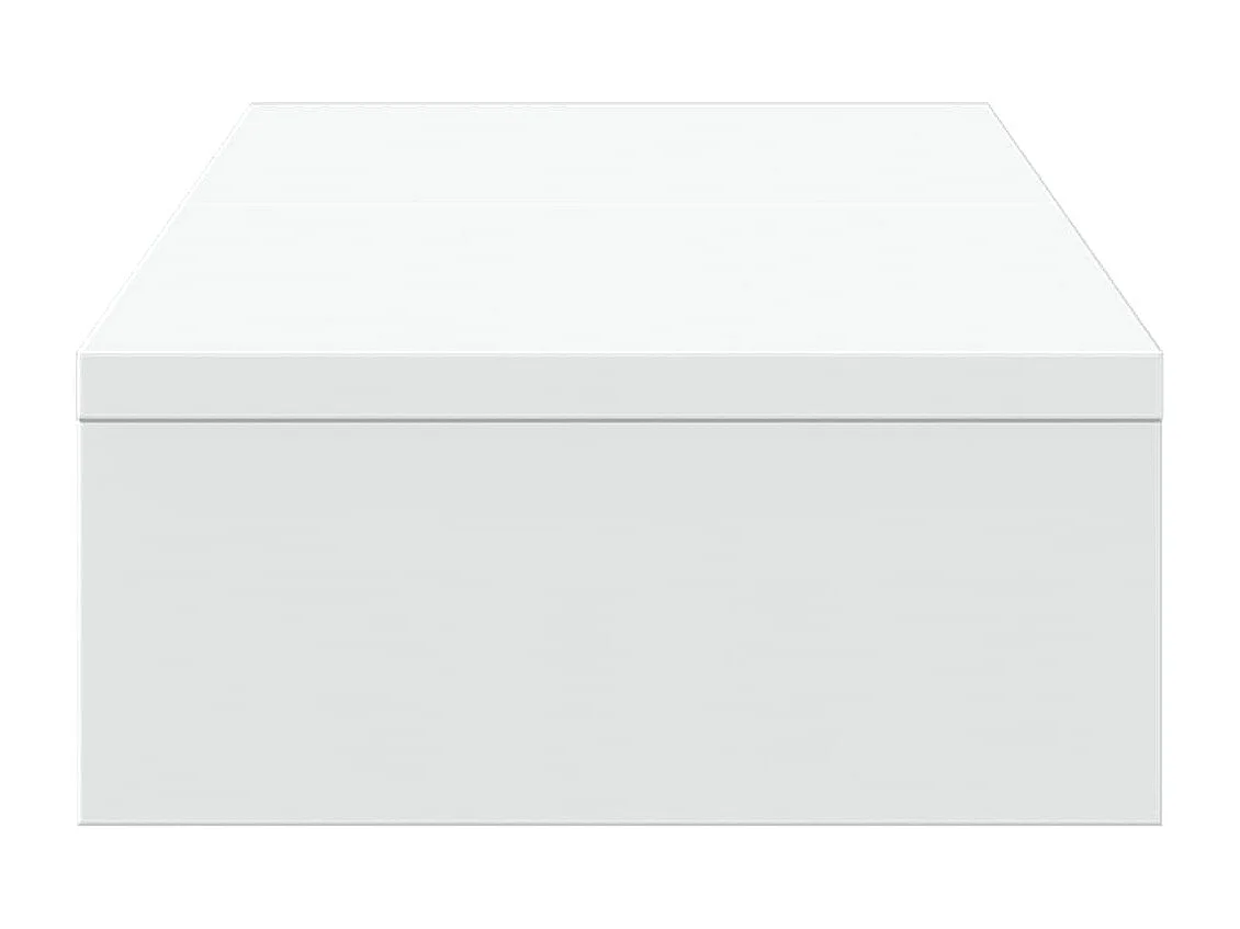 Supporto per monitor regolabile in derivati del legno bianco