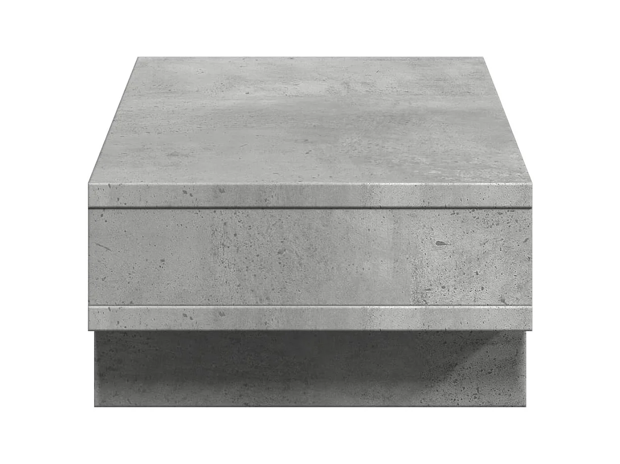 Betongrijze monitorstandaard 50x27x15 cm parket