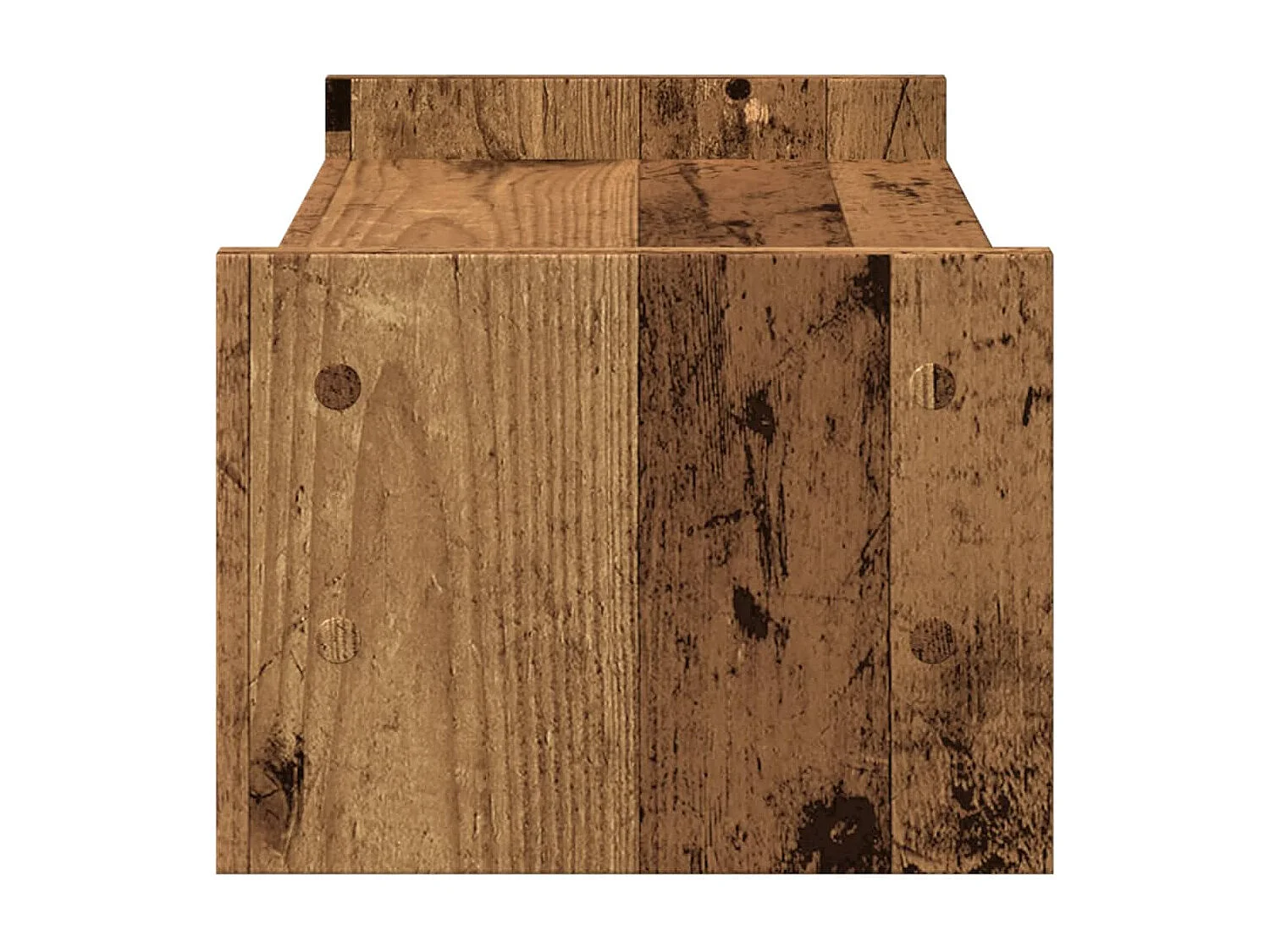 Support de moniteur vieux bois 50x27x20 cm bois d'ingénierie