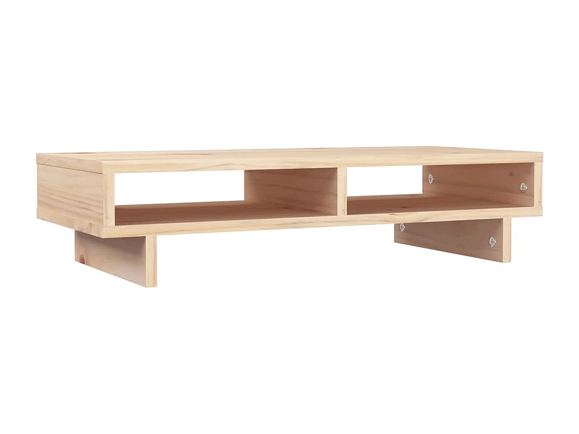 Support pour moniteur 60x27x14 cm Bois de pin solide