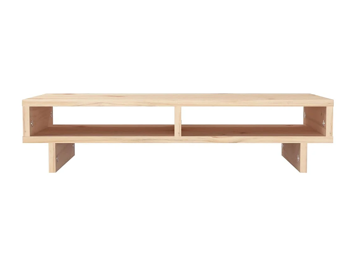 Support pour moniteur 60x27x14 cm Bois de pin solide