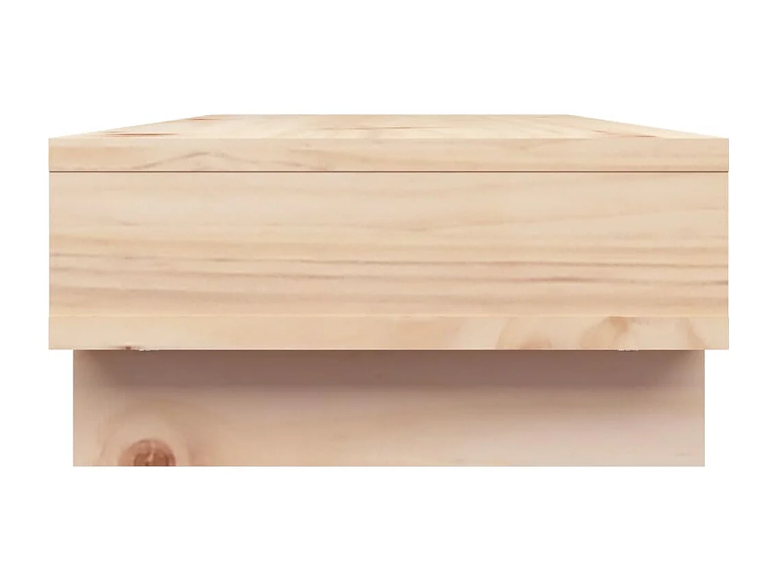Support pour moniteur 60x27x14 cm Bois de pin solide