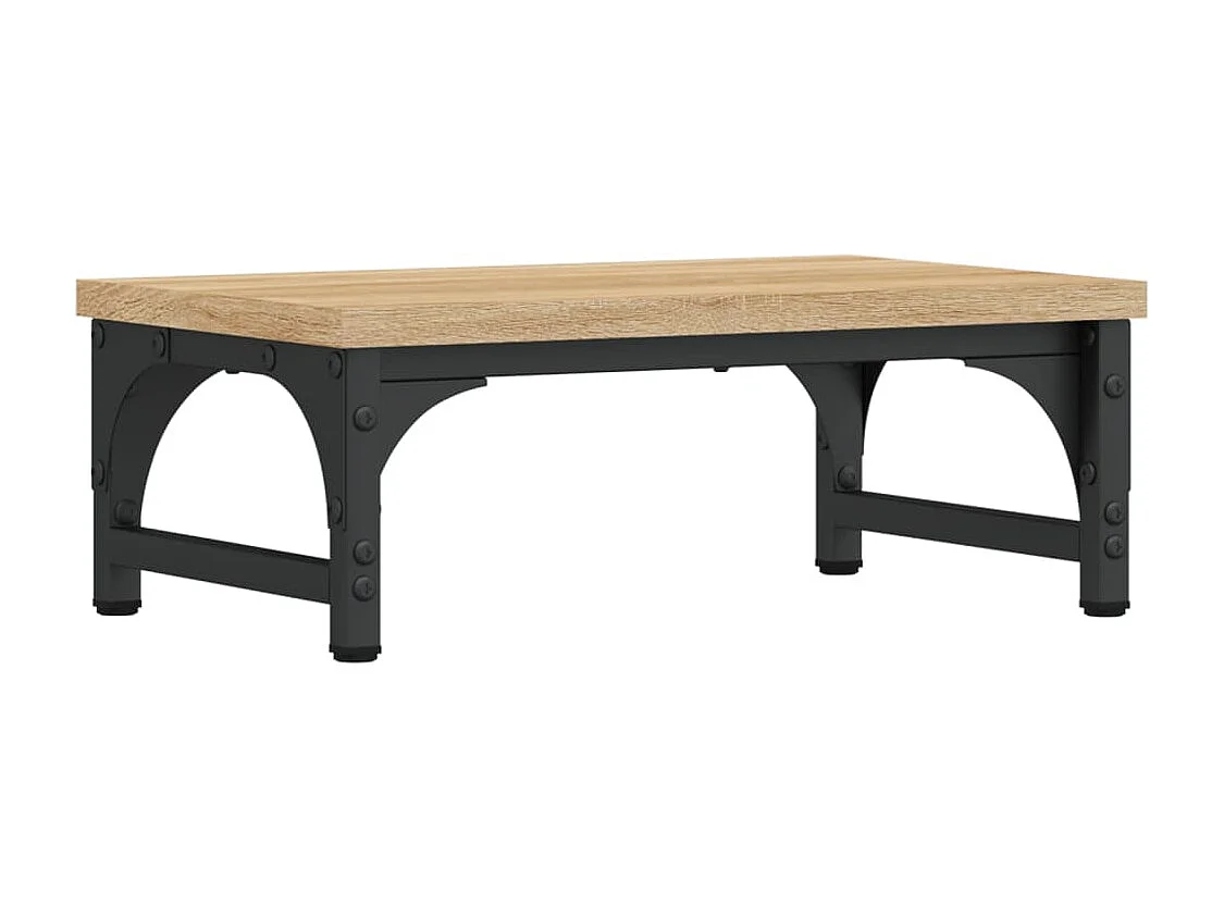 Support de moniteur chêne sonoma 37x23x14 cm bois d'ingénierie