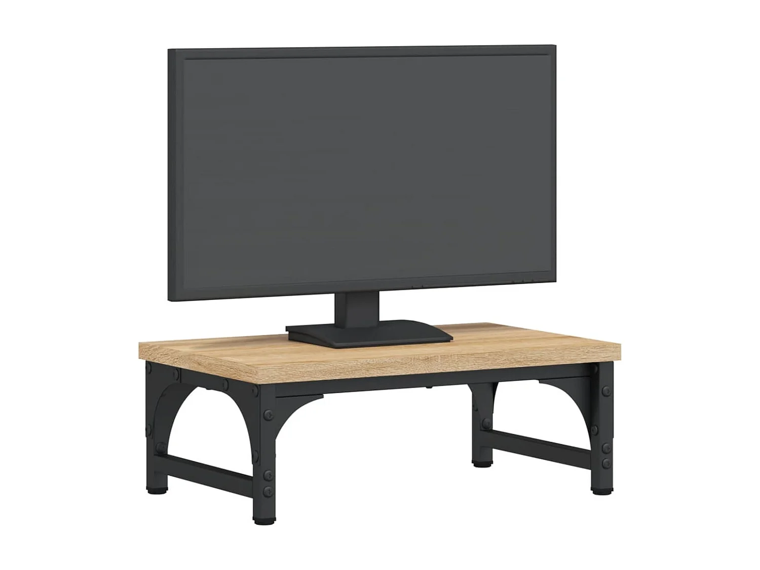 Support de moniteur chêne sonoma 37x23x14 cm bois d'ingénierie