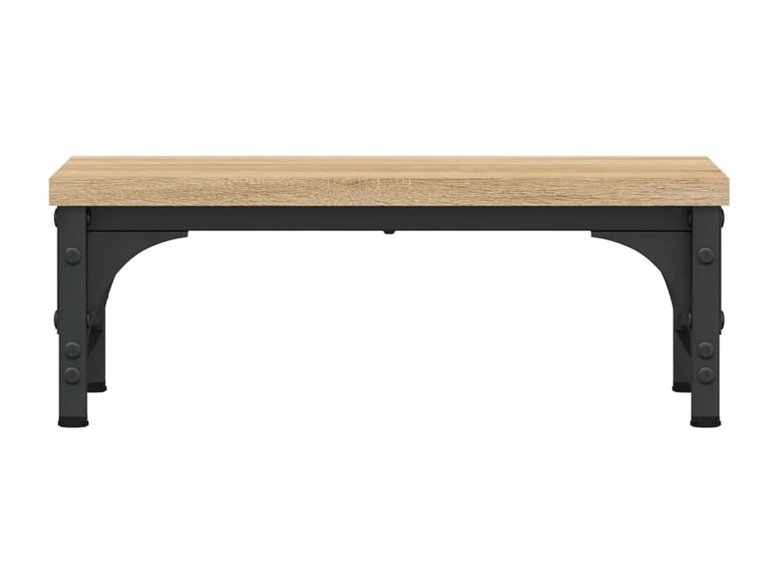 Support de moniteur chêne sonoma 37x23x14 cm bois d'ingénierie