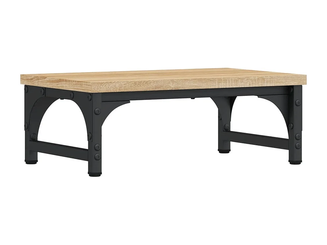 Support de moniteur chêne sonoma 37x23x14 cm bois d'ingénierie
