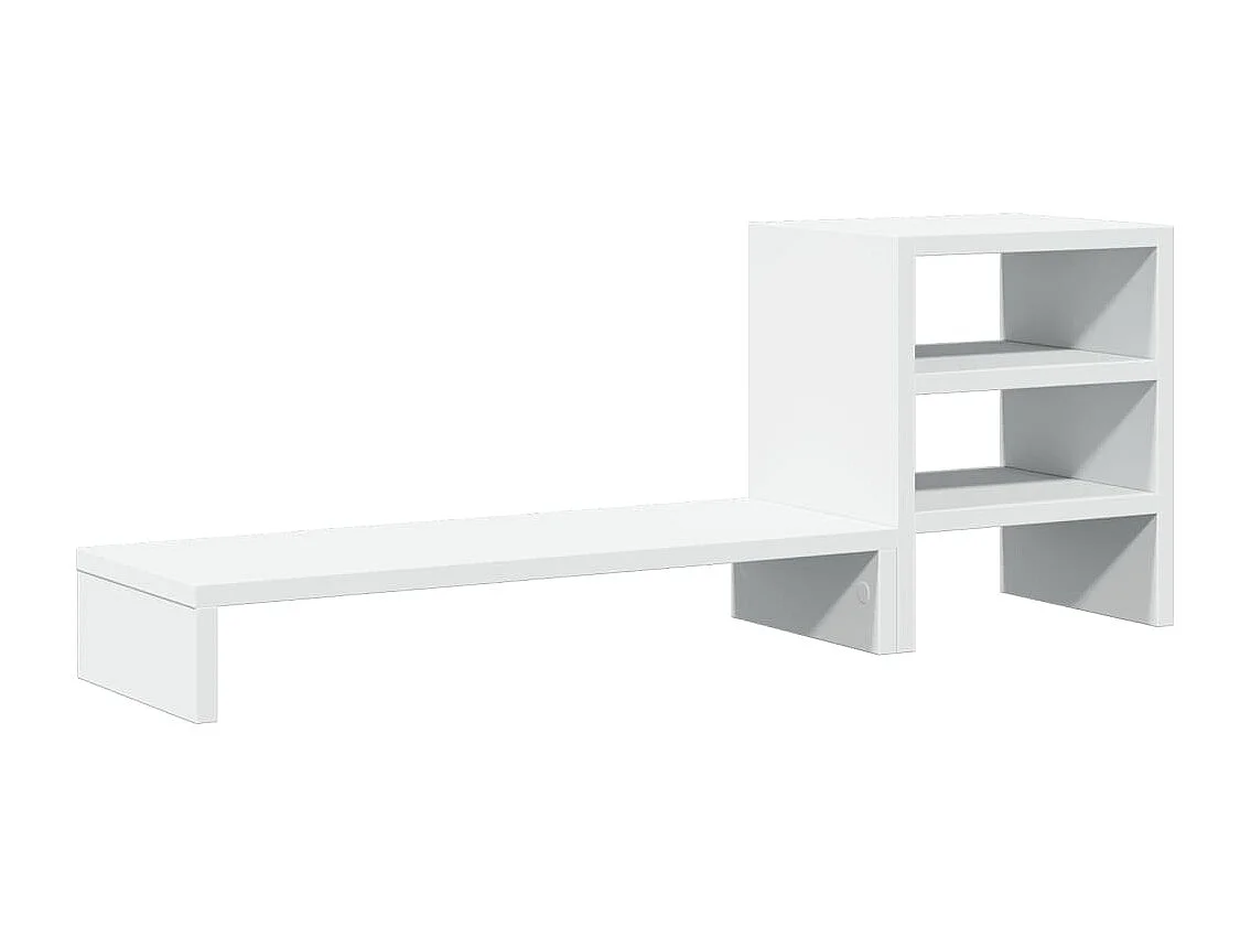 Supporto per monitor e organizer da scrivania in legno ingegnerizzato