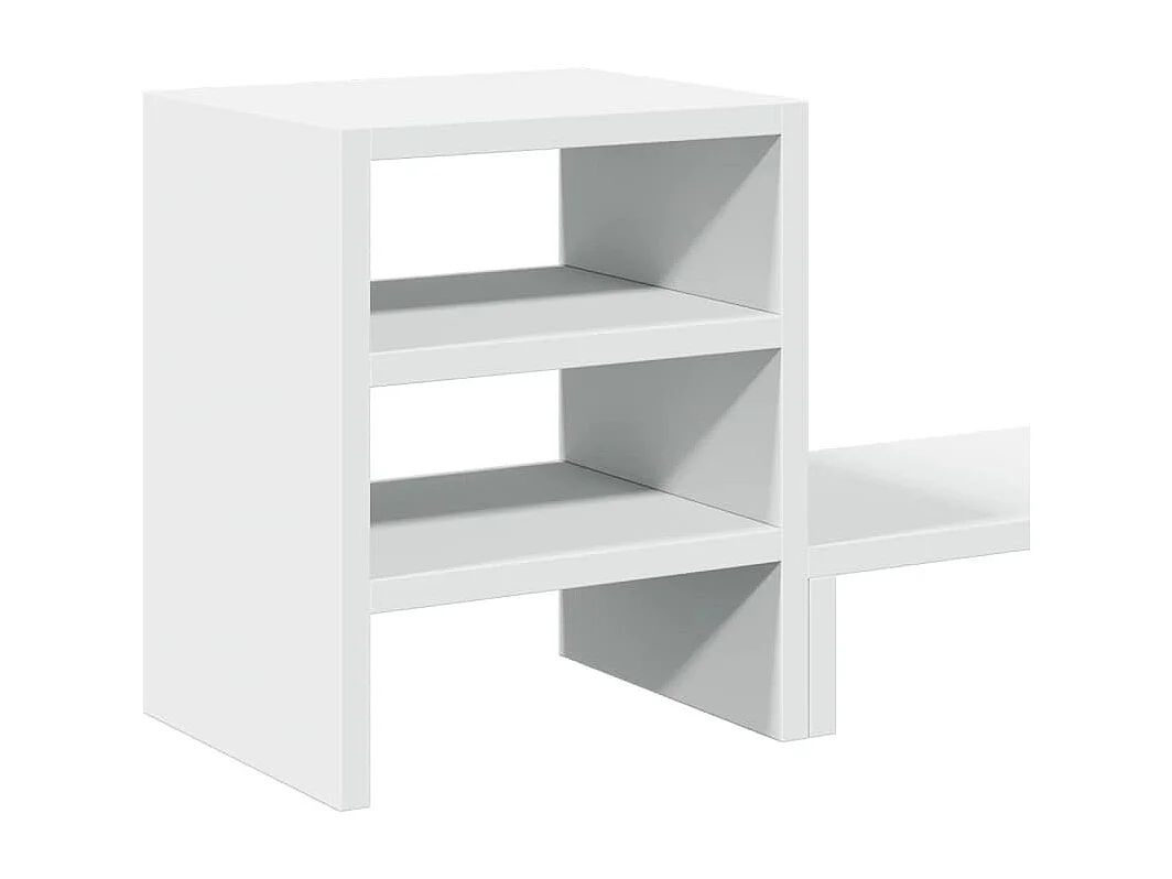 Supporto per monitor e organizer da scrivania in legno ingegnerizzato