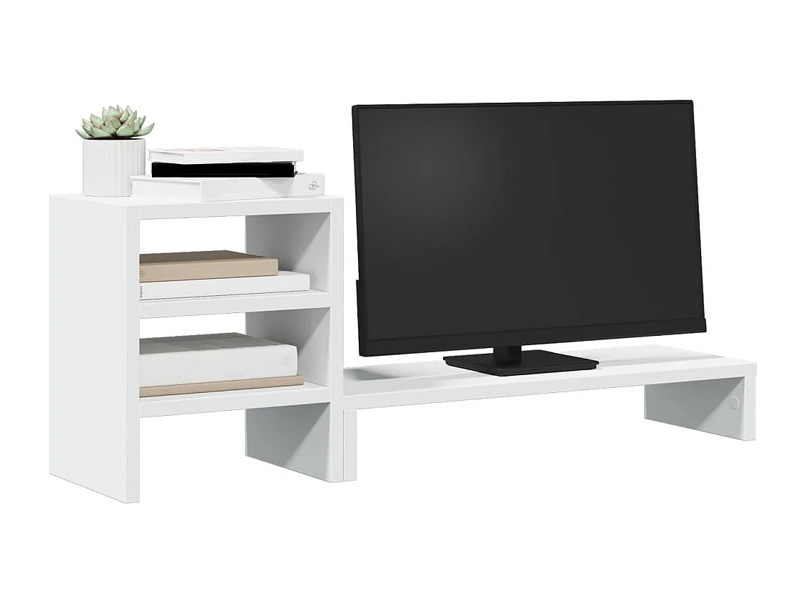 Monitorständer und Schreibtisch-Organizer aus Holzwerkstoff