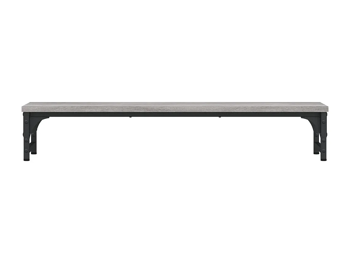 Supporto per monitor Sonoma grigio 85x23x15,5 cm in derivati del legno