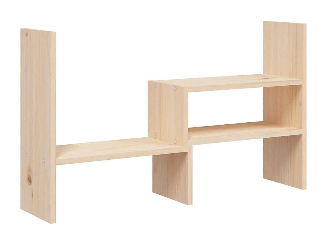 Soporte para monitor (39-72)x17x43 cm Madera maciza de pino