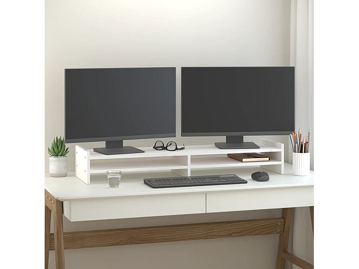 Supporto Monitor Legno Bianco | Confronta prezzi