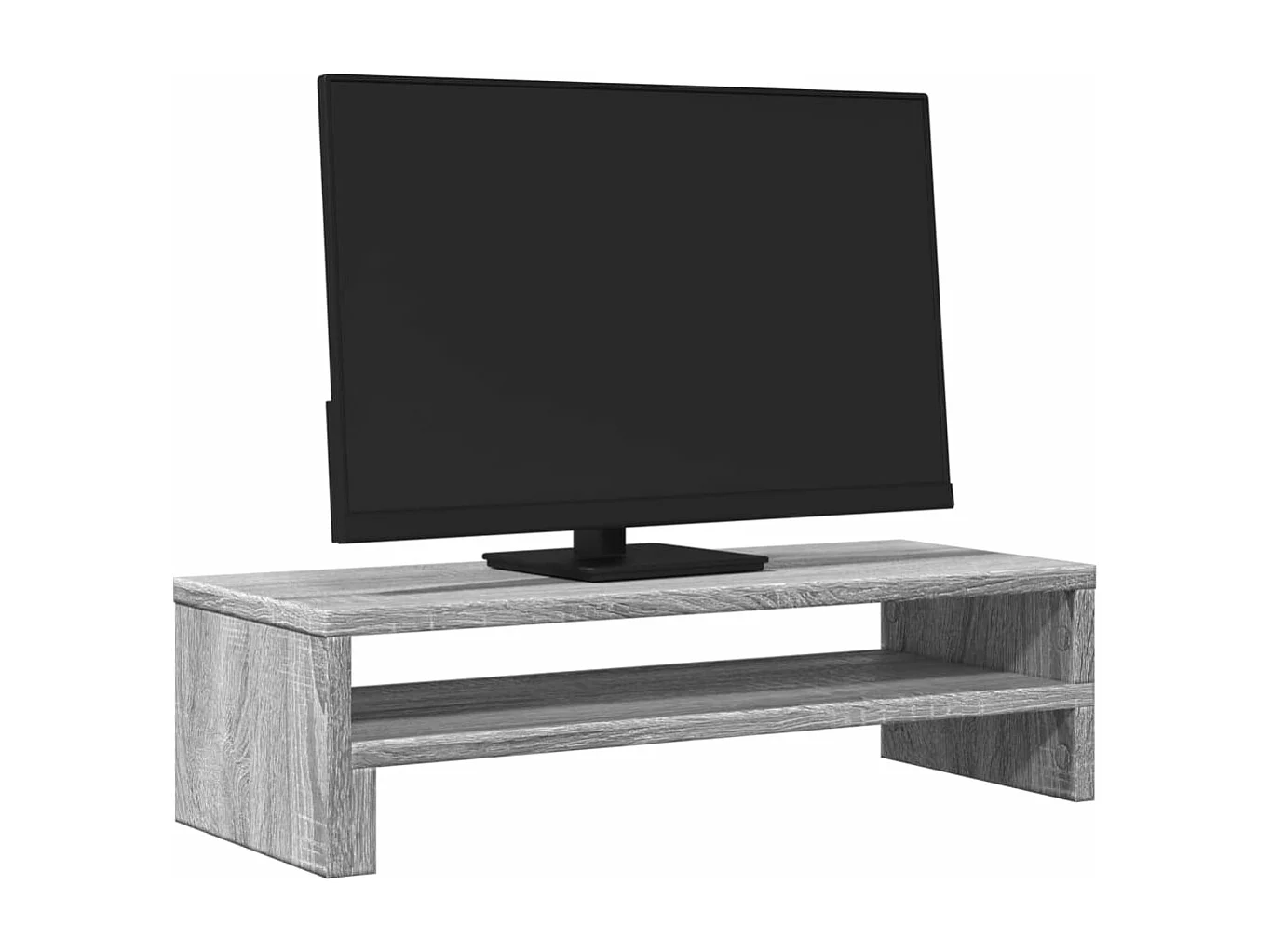 Suporte para monitor cinza Sonoma 54x22x15 cm madeira projetada