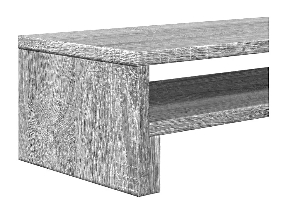 Suporte para monitor cinza Sonoma 54x22x15 cm madeira projetada