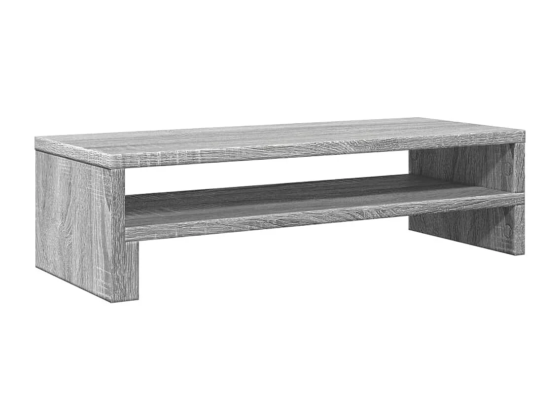Support de moniteur sonoma gris 54x22x15 cm bois d'ingénierie