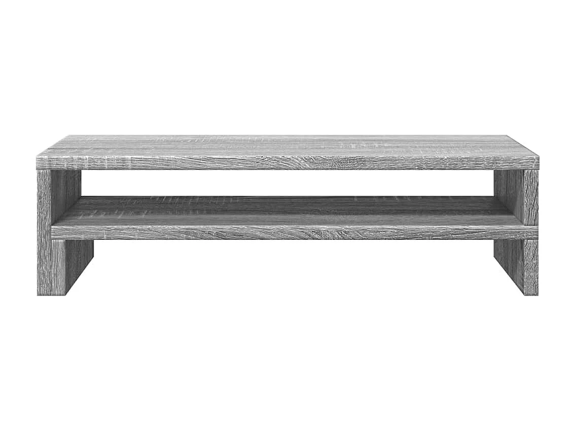 Support de moniteur sonoma gris 54x22x15 cm bois d'ingénierie