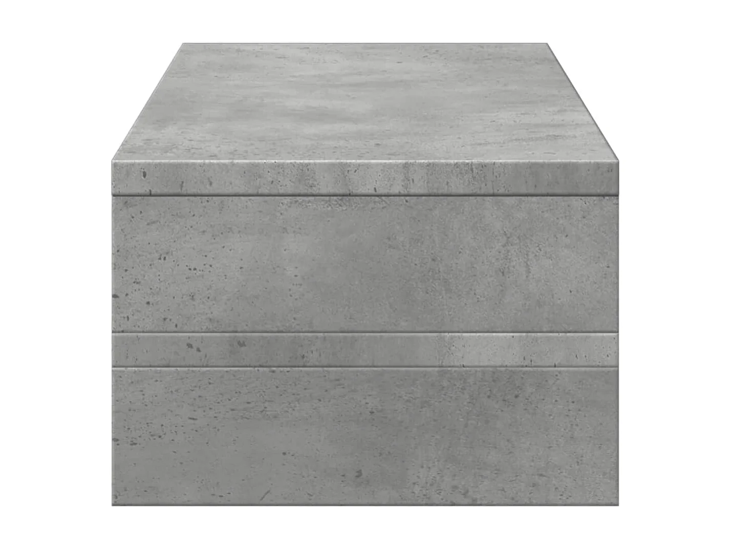 Support de moniteur gris béton 54x22x15 cm bois d'ingénierie