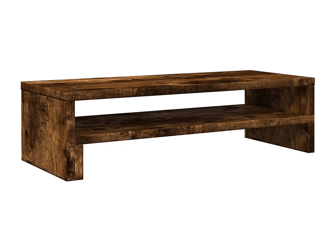 Monitorständer aus geräucherter Eiche, 54 x 22 x 15 cm, Holzwerkstoff
