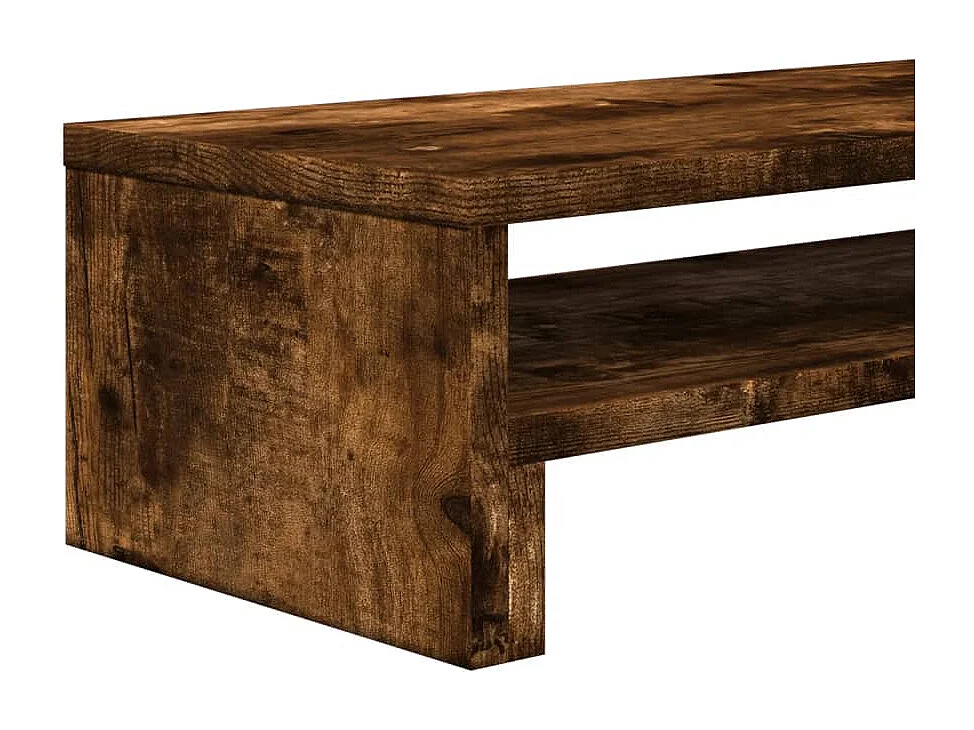 Monitorständer aus geräucherter Eiche, 54 x 22 x 15 cm, Holzwerkstoff