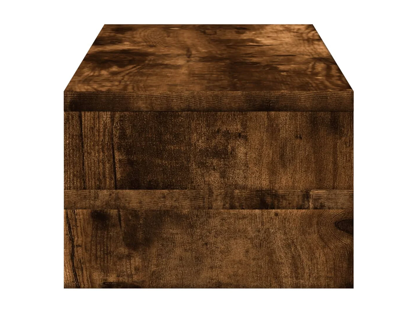 Support de moniteur chêne fumé 54x22x15 cm bois d'ingénierie