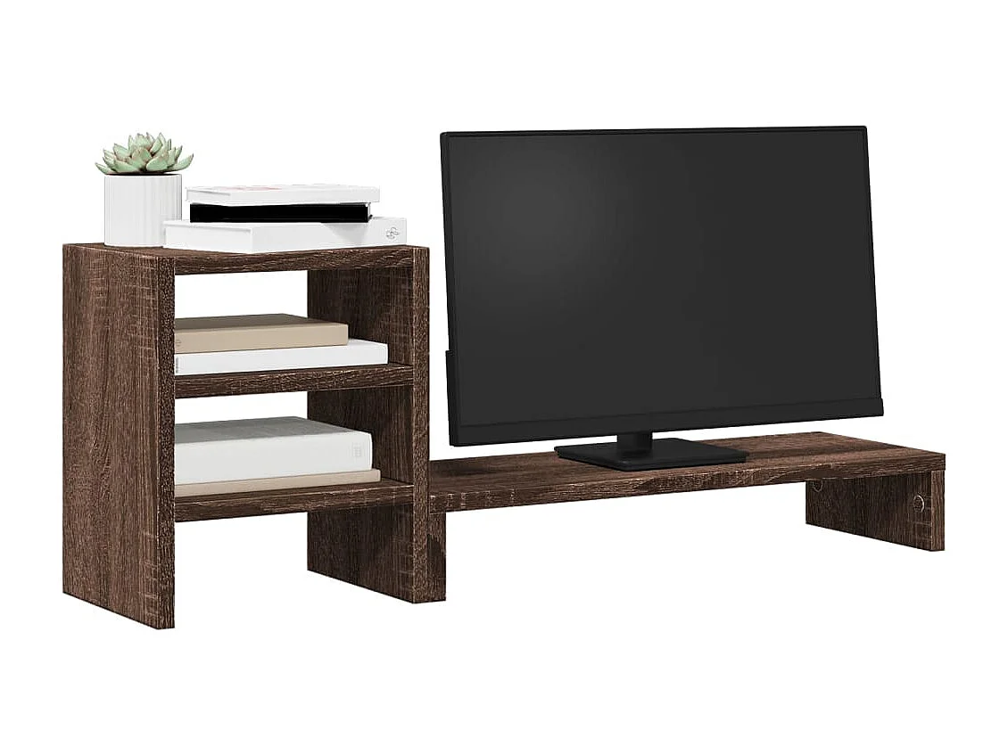 Support de moniteur et organisateur de bureau bois d'ingénierie