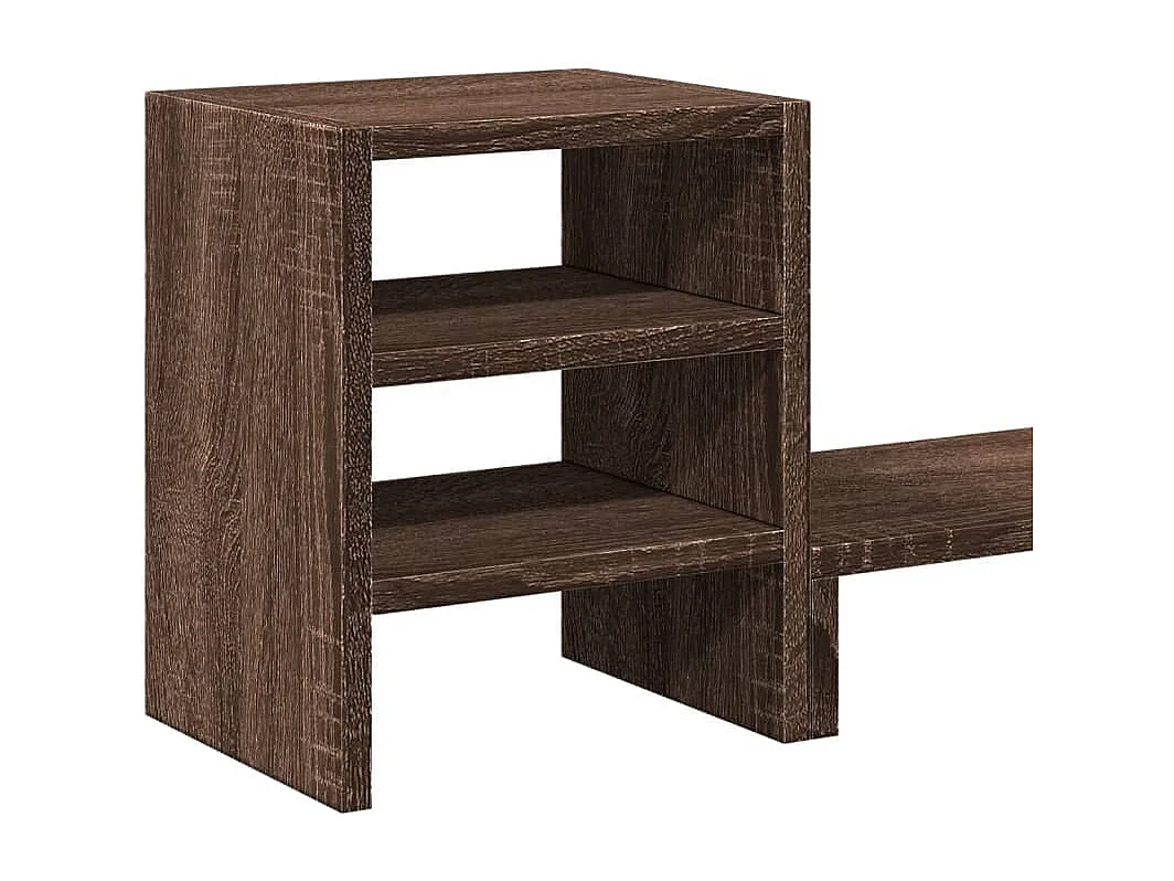 Support de moniteur et organisateur de bureau bois d'ingénierie