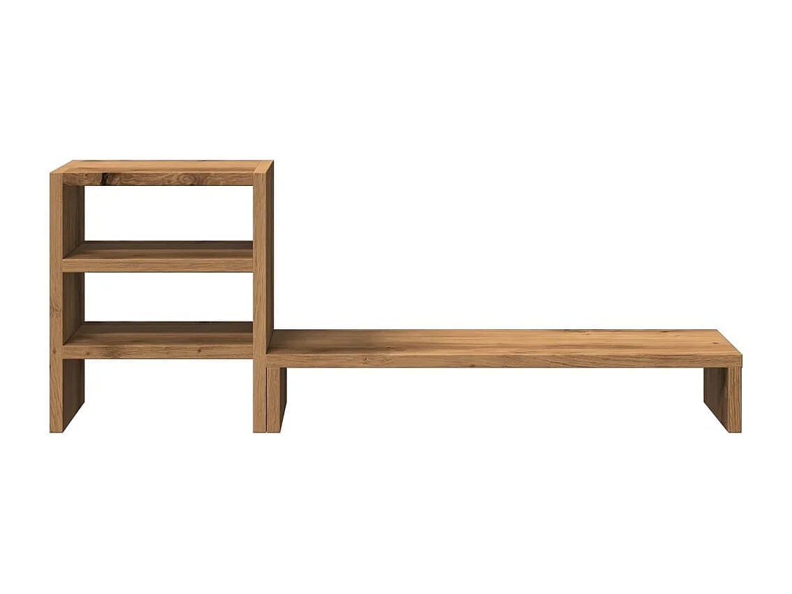 Supporto per monitor e organizer da scrivania in legno ingegnerizzato