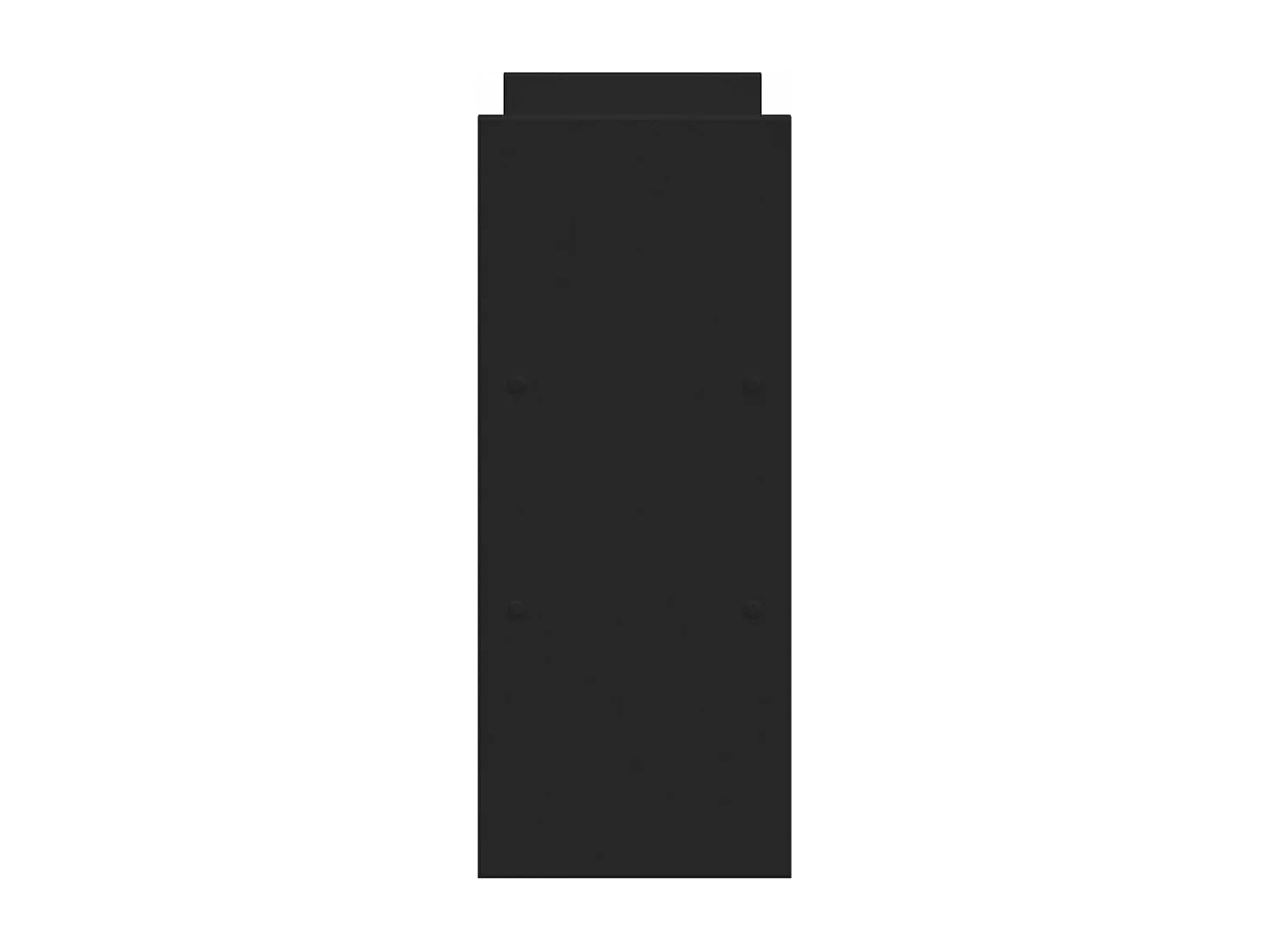 Organisateur de bureau réglable noir bois d'ingénierie