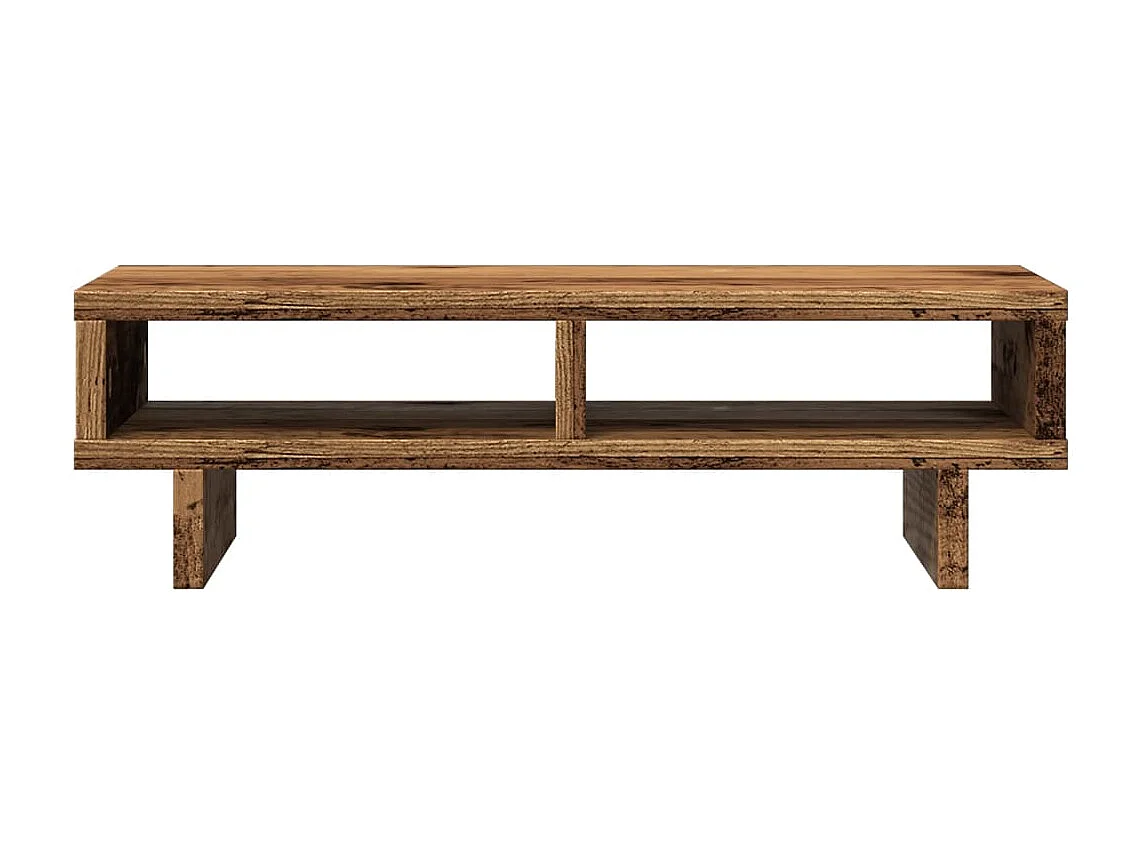 Support de moniteur vieux bois 50x27x15 cm bois d'ingénierie