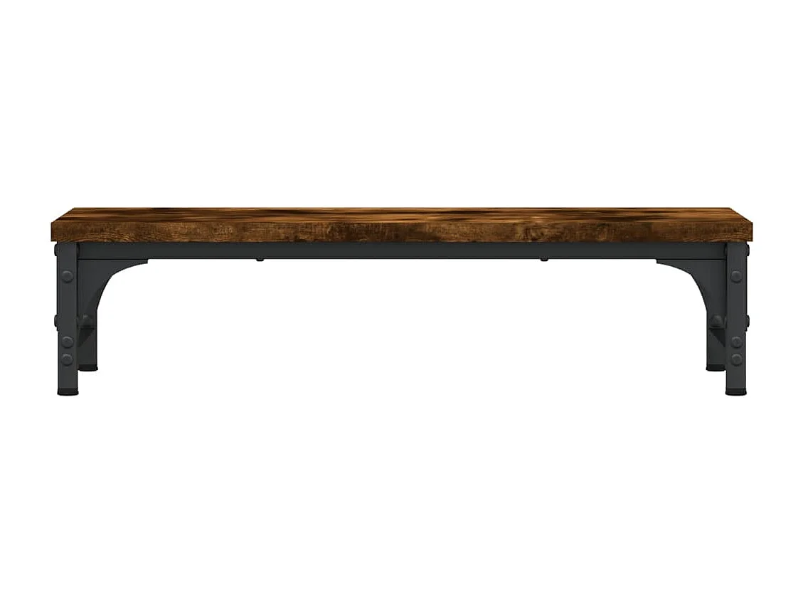 Support de moniteur chêne fumé 55x23x14 cm bois d'ingénierie