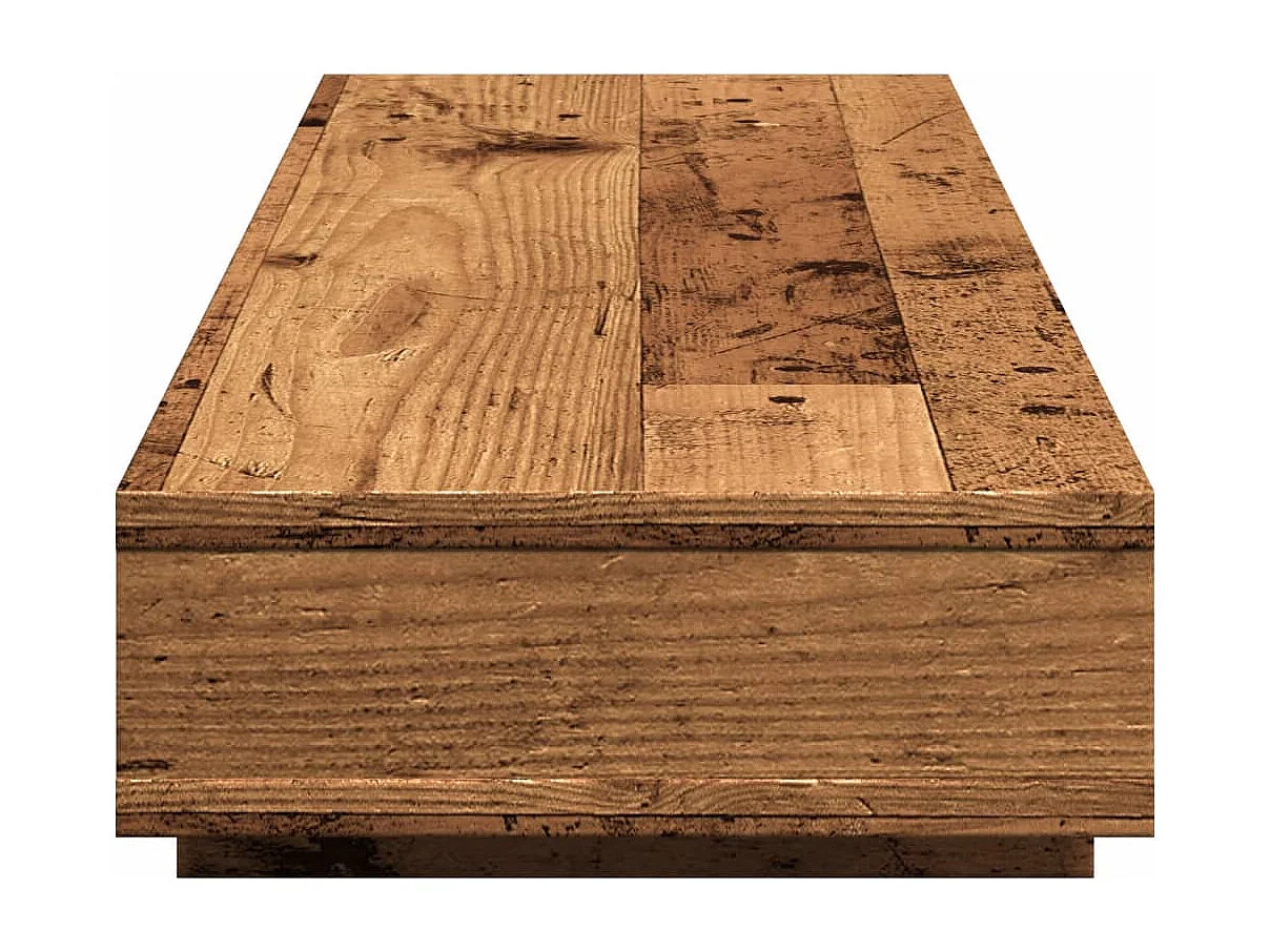 Supporto per monitor in legno vecchio 100x27x15 cm in derivati del legno