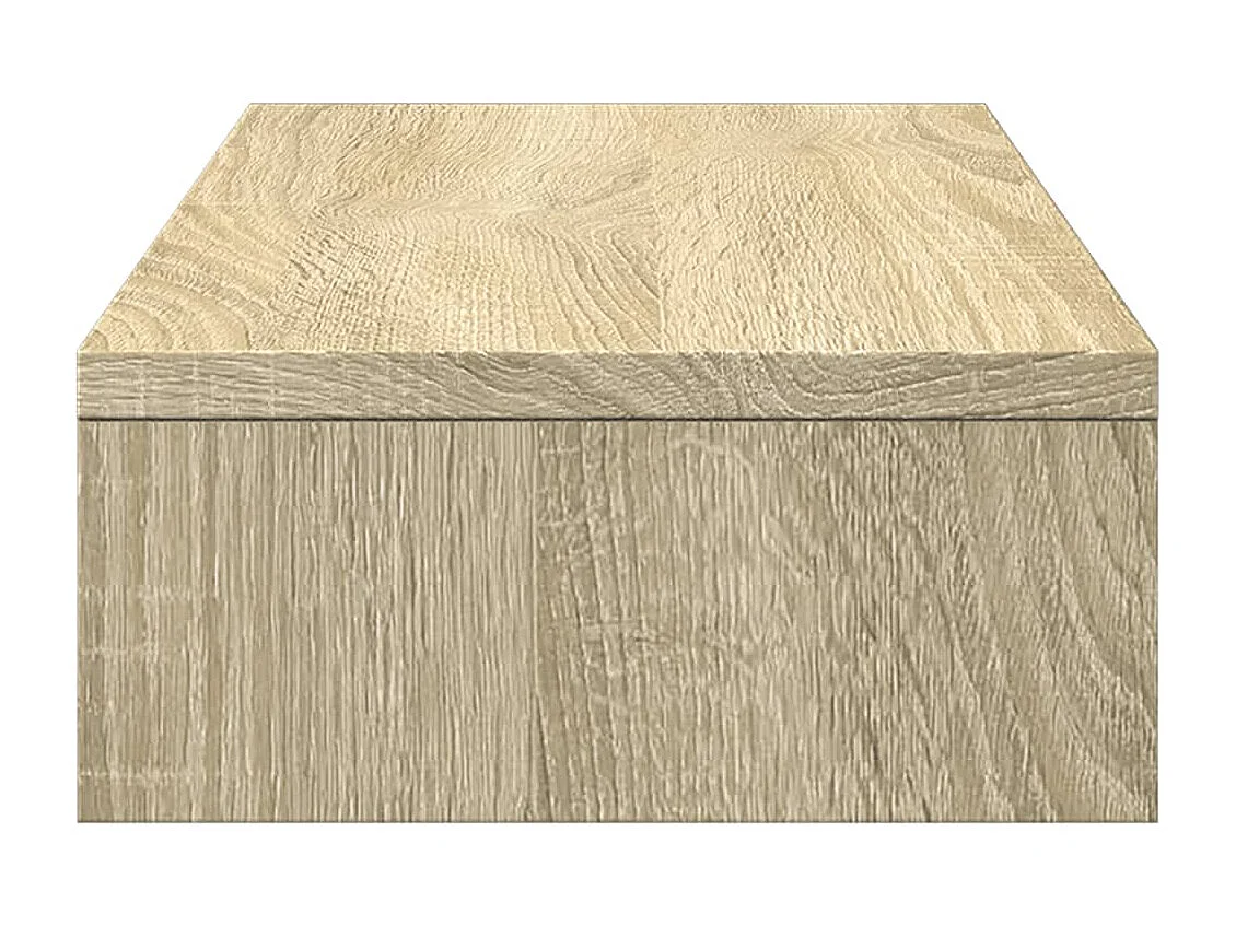 Soporte para monitor ajustable Madera de ingeniería de roble Sonoma