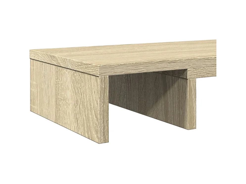Soporte para monitor ajustable Madera de ingeniería de roble Sonoma