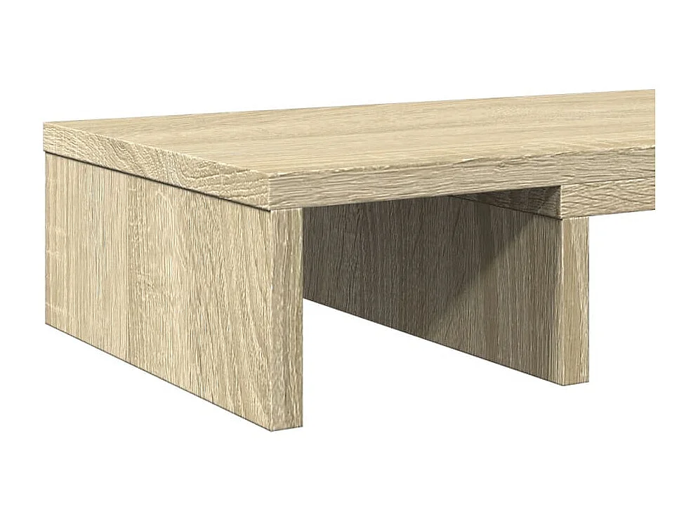 Verstelbare monitorstandaard Sonoma eiken parket