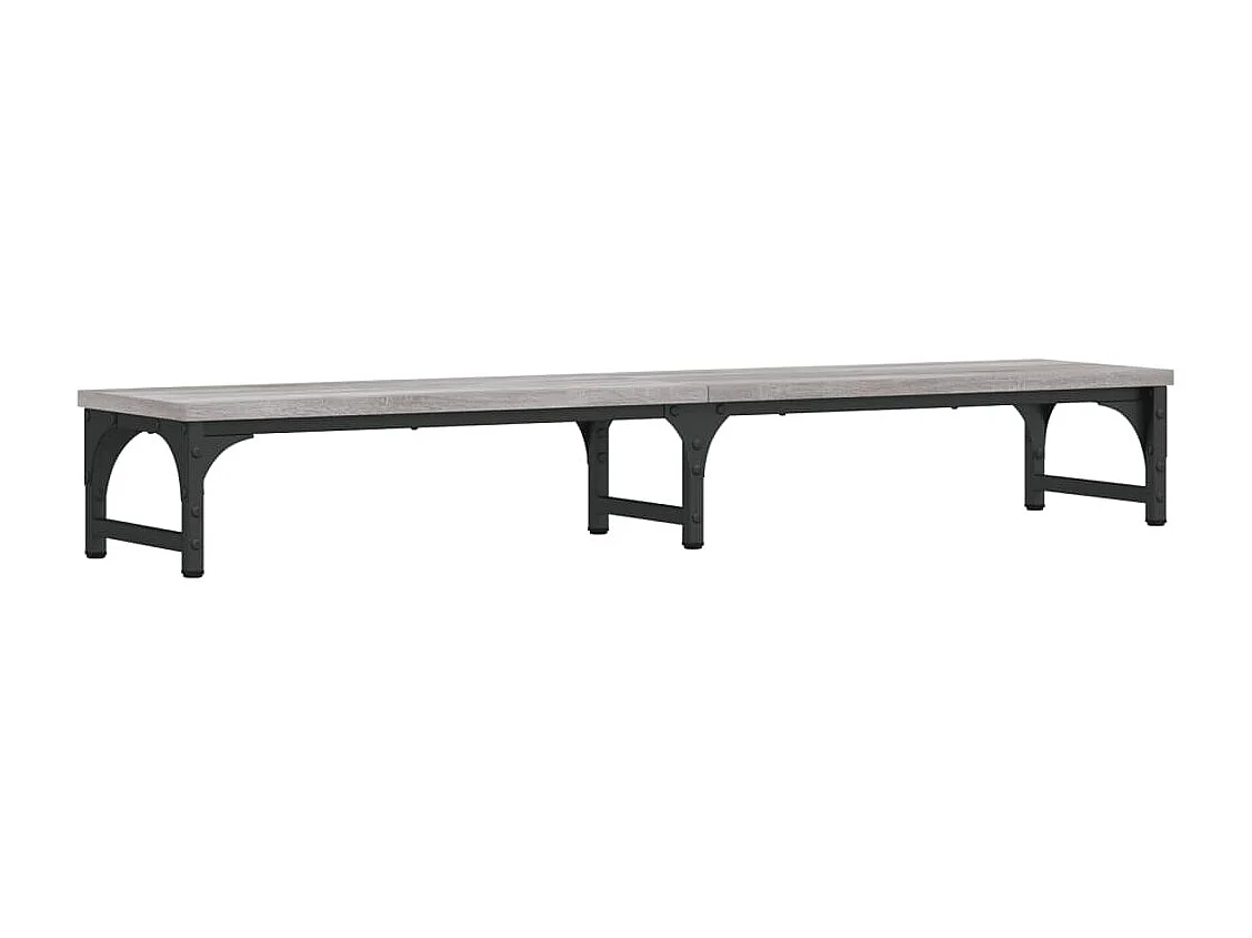Suporte para monitor cinza Sonoma 105x23x15,5cm madeira projetada