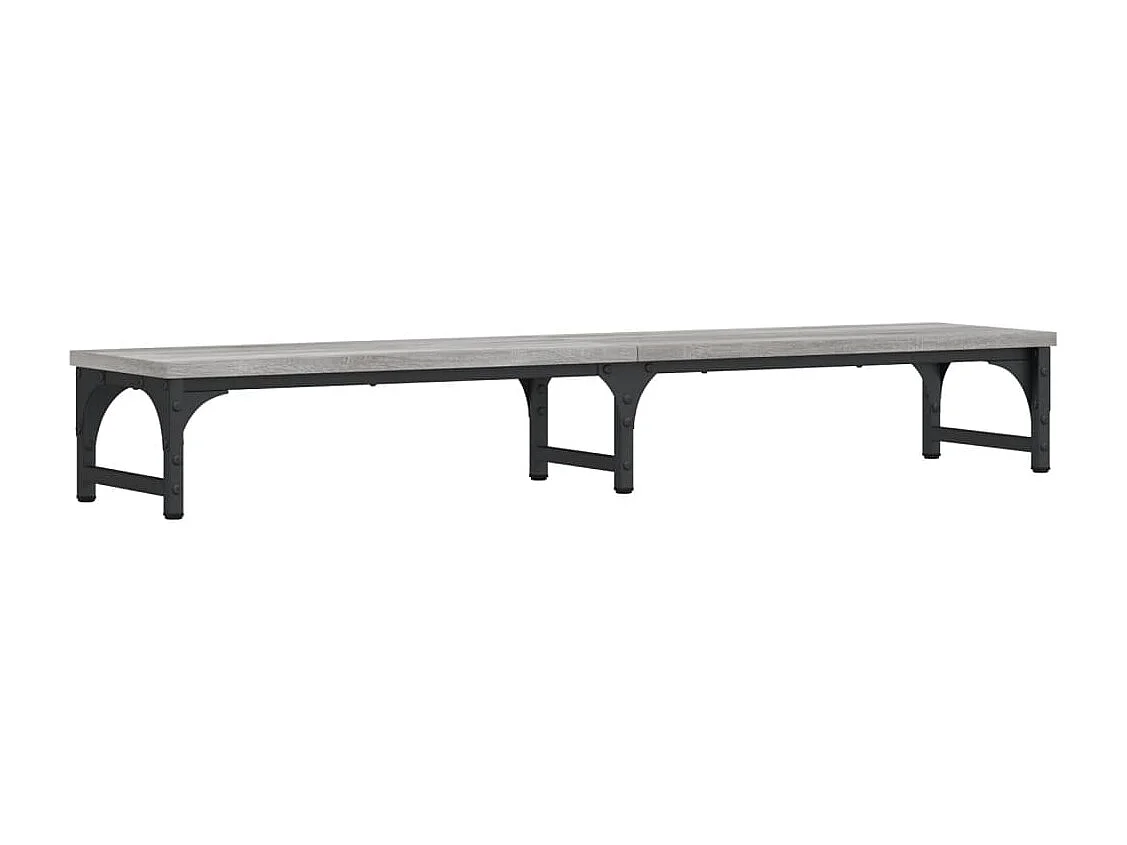 Suporte para monitor cinza Sonoma 105x23x15,5cm madeira projetada