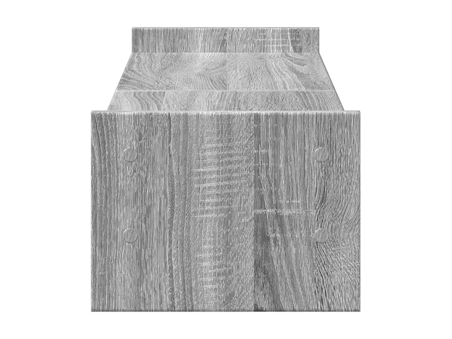 Support de moniteur sonoma gris 100x27x20 cm bois d'ingénierie