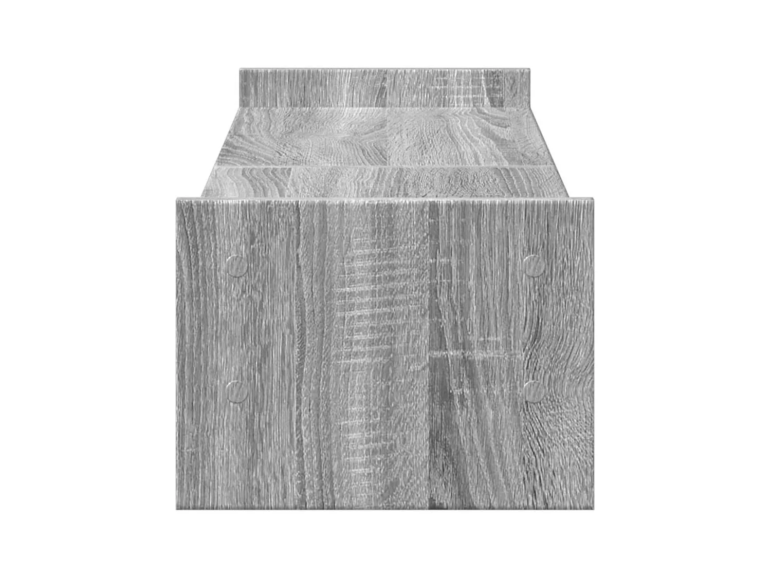 Support de moniteur sonoma gris 100x27x20 cm bois d'ingénierie