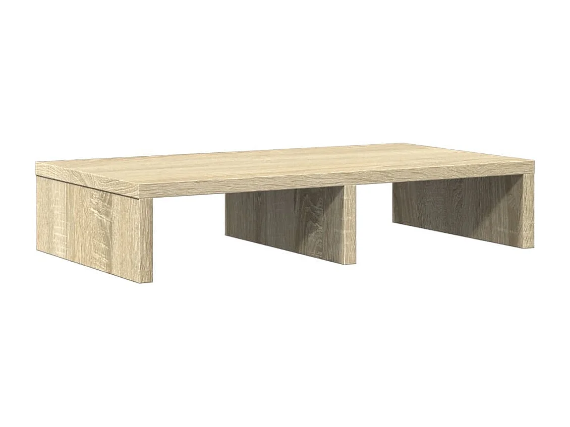 Support de moniteur chêne sonoma 50x27x10 cm bois d'ingénierie
